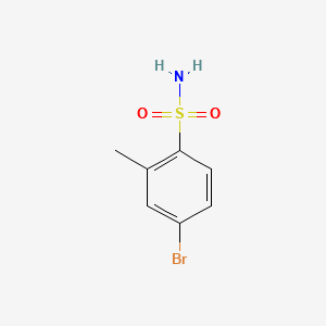 4-Bromo-2-methylbenzenesulfonamide structure, CAS 116340-67-1