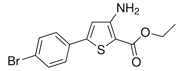 Ethyl2-amino-4-(4-bromophenyl)-3-thiophenecarboxylate structure, CAS 306934-99-6