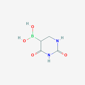 2,4-Dioxohexahydropyrimidine-5-ylboronicacid structure, CAS 306935-91-1