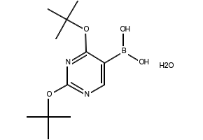 2,4-Di-tert-butoxypyrimidine-5-boronicacid structure, CAS 306935-93-3