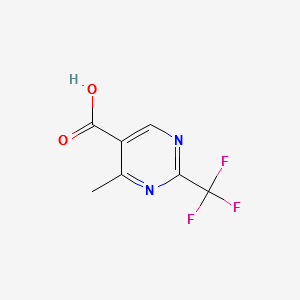 2-(Trifluoromethyl)pyrimidine-5-carboxylicacid structure, CAS 306960-74-7