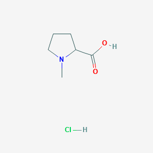 1-Methylprrolidine-2-carboxylicacidhydrochloride structure, CAS 30727-22-1