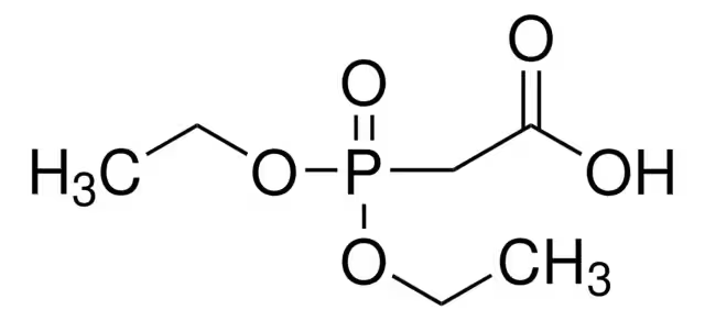 Diethylphosphonoaceticacid structure, CAS 3095-95-2
