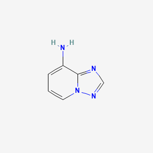 [1,2,4]Triazolo[1,5-a]pyridin-8-amine structure, CAS 31052-95-6