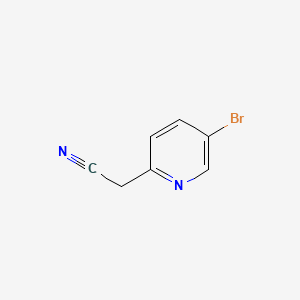 2-(5-Bromopyridin-2-yl)acetonitrile structure, CAS 312325-72-7