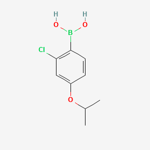 2-Chloro-4-isoproproxyphenylboronicacid structure, CAS 313545-47-0