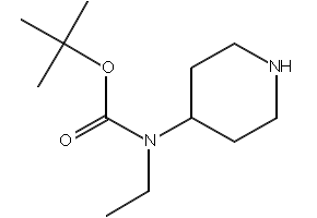 4-Boc-4-Ethylaminopiperidine structure, CAS 313977-45-6