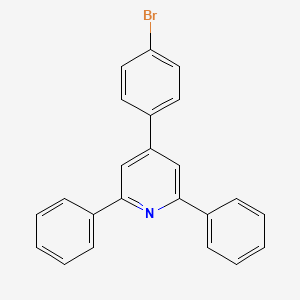4-(4-Bromophenyl)-2,6-diphenylpyridine structure, CAS 1498-81-3