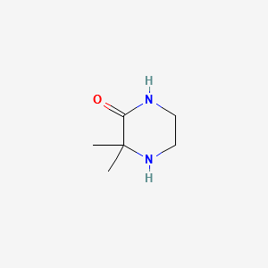 3,3-DiMethylpiperazin-2-one structure, CAS 22476-74-0