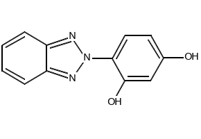 4-(2H-benzo[d][1,2,3]triazol-2-yl)benzene-1,3-diol structure, CAS 22607-31-4