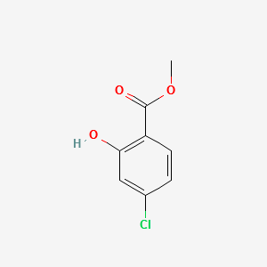 Methyl4-chloro-2-hydroxybenzoate structure, CAS 22717-55-1