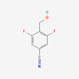 3,5-Difluoro-4-(hydroxymethyl)benzonitrile structure, CAS 228421-83-8