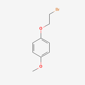 1-(2-Bromoethoxy)-4-methoxybenzene structure, CAS 22921-76-2