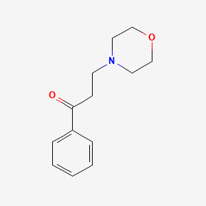3-Morpholino-1-phenylpropan-1-one structure, CAS 2298-48-8