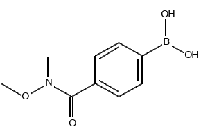 4-(N,O-Dimethylhydroxylaminocarbonyl)phenylboronicacid structure, CAS 179055-26-6