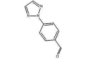 Benzaldehyde,4-(2H-1,2,3-triazol-2-yl)- structure, CAS 179056-82-7