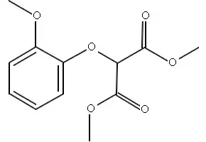 DiMethyl2-(2-methoxyphenoxy)malonate structure, CAS 150726-89-9