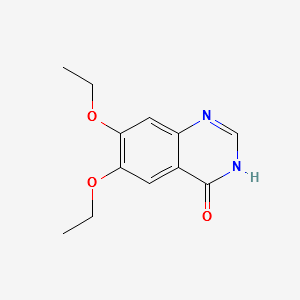 6,7-Diethoxyquinazolin-4(3H)-one structure, CAS 179246-15-2