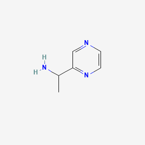 1-(Pyrazin-2-yl)ethanamine structure, CAS 179323-60-5