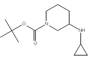 Tert-butyl4-(cyclopropylamino)piperidine-1-carboxylate structure, CAS 179557-01-8