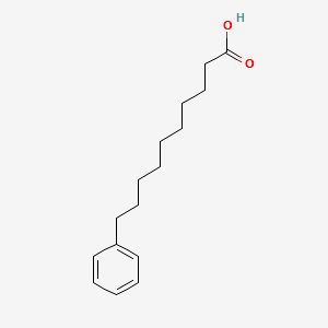 10-Phenyldecanoicacid structure, CAS 18017-73-7