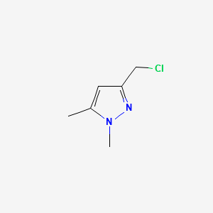 3-(Chloromethyl)-1,5-Dimethyl-1H-pyrazole structure, CAS 180519-09-9
