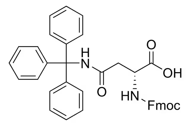 Fmoc-D-Asn(Trt)-OH structure, CAS 180570-71-2