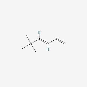 (E)-5,5-Dimethylhexa-1,3-diene structure, CAS 1515-79-3