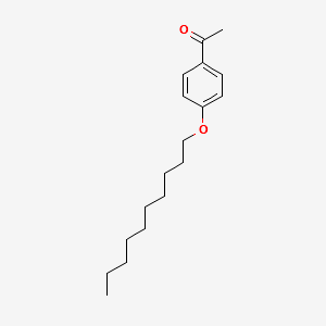 4'-Decyloxyacetophenone structure, CAS 18099-59-7