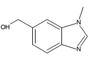 (1-Methyl-1H-benzo[d]imidazol-6-yl)methanol structure, CAS 181867-18-5