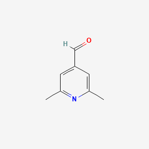 2,6-Dimethylisonicotinaldehyde structure, CAS 18206-06-9