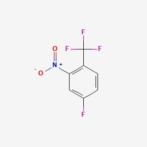 4-Fluoro-2-nitrobenzotrifluoride structure, CAS 182289-81-2