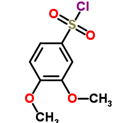 3,4-Dimethyoxybenzenesulfonylchloride structure, CAS 23095-31-0