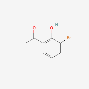 1-(3-Bromo-2-hydroxyphenyl)-ethanone structure, CAS 1836-05-1
