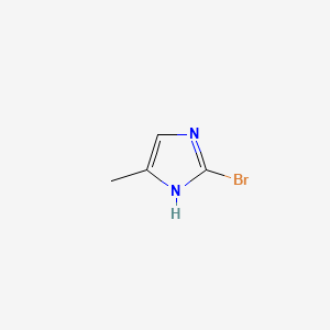 2-Bromo-4-methyl-1H-imidazole structure, CAS 23328-88-3