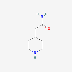 4-Piperidineacetamidehydrochloride structure, CAS 184044-10-8