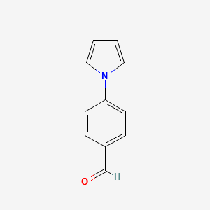 4-Pyrrol-1-yl-benzaldehyde structure, CAS 23351-05-5