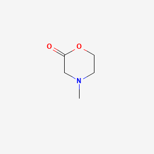 N-Methyl-2-morpholinone structure, CAS 18424-96-9