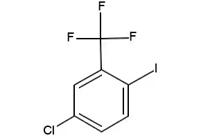5-Chloro-2-iodobenzotrifluoride structure, CAS 23399-77-1