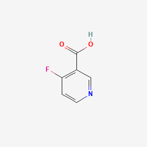4-Fluoropyridine-3-carboxylicacid structure, CAS 152126-33-5