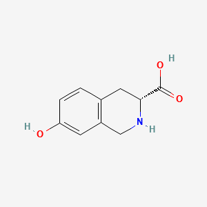 D-7-Hydroxy-1,2,3,4-tetrahydroisoquinoline-3-carboxylicacid structure, CAS 152286-30-1