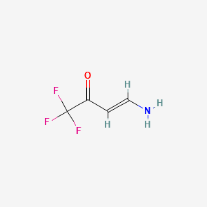 4-Amino-1,1,1-trifluoro-3-butene-2-one structure, CAS 184848-89-3