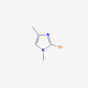 2-Bromo-1,4-dimethyl-1H-imidazole structure, CAS 235426-30-9