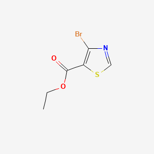 4-Bromo-5-thiazolecarboxylicacidethylester structure, CAS 152300-60-2