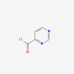 Pyrimidine-4-carbonylchloride structure, CAS 184951-32-4