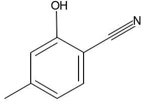 2-Hydroxy-4-methylbenzonitrile structure, CAS 18495-14-2