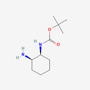 1-N-Boc-1,2-Cis-cyclohexyldiamine structure, CAS 184954-75-4