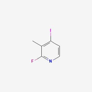 2-Fluoro-4-iodo-3-picoline structure, CAS 153034-80-1