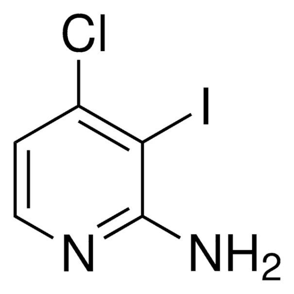 2-Chloro-4-iodo-3-picoline structure, CAS 153034-88-9