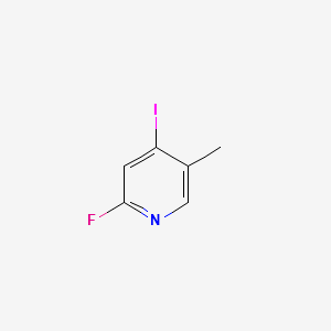 2-Fluoro-4-iodo-5-picoline structure, CAS 153034-94-7